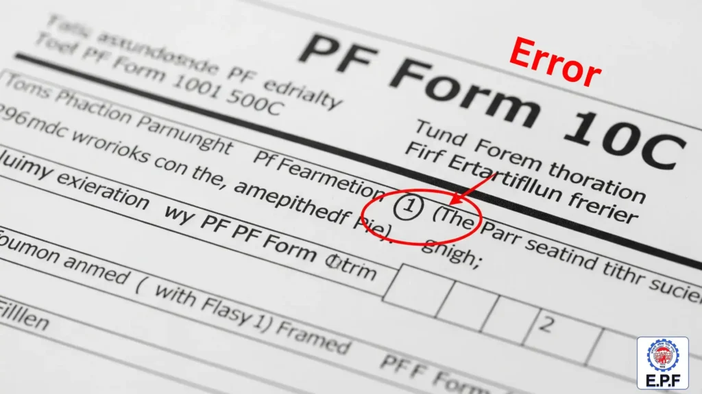 PF Form 10C Error